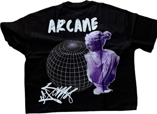 black graphic tee (CTS)