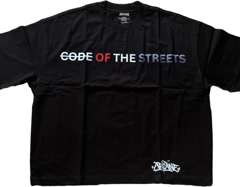 black graphic tee (CTS)