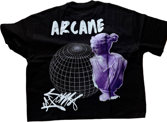 black graphic tee (CTS)